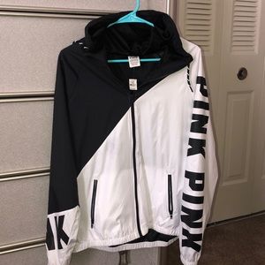 Brand NWT VS Pink anorak windbreaker jacket